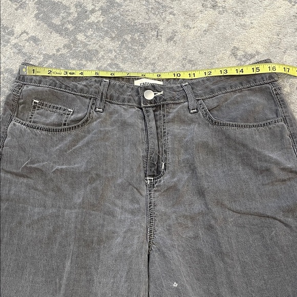 New L’Agence Alicent High Rise Wide Leg Jeans Solace Gray Lightweight Sz 30 - Picture 10 of 14